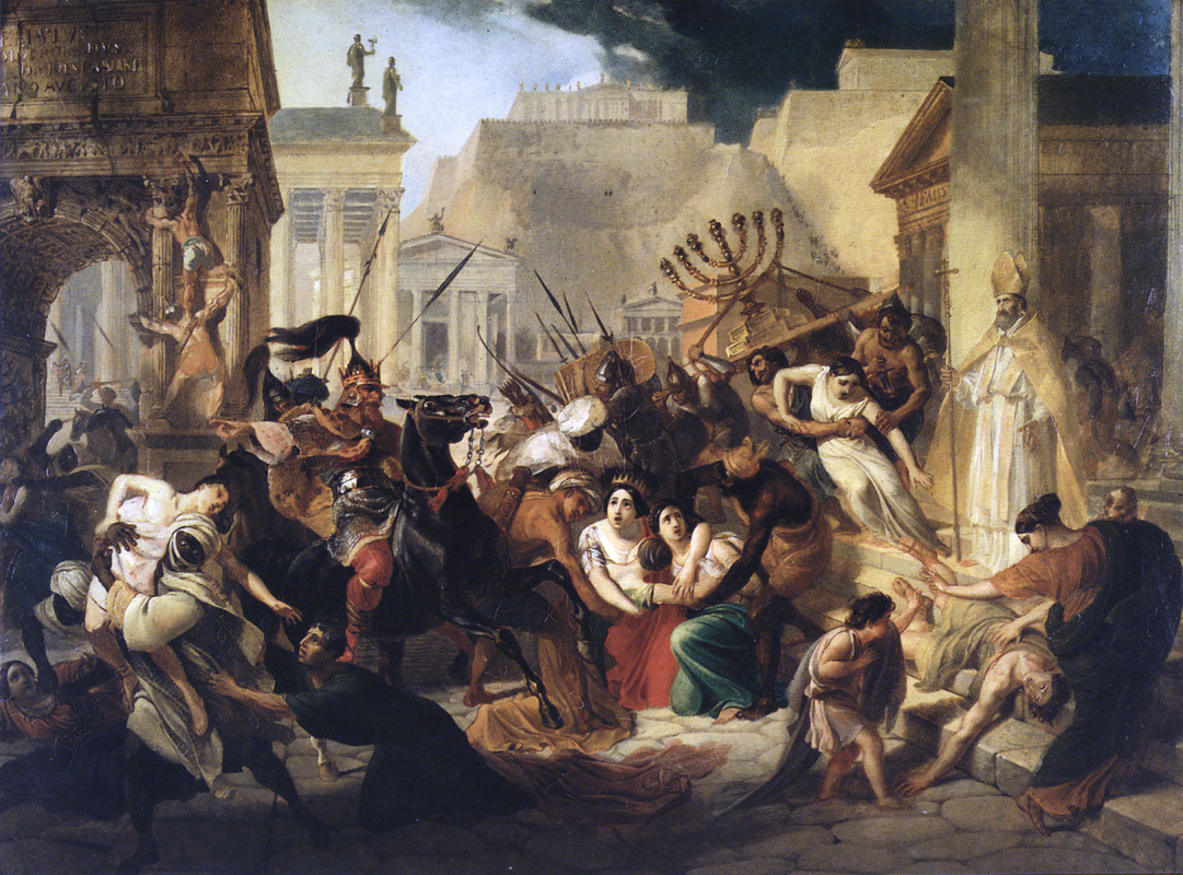 Karl Bryullov. Generica invasion on Rome