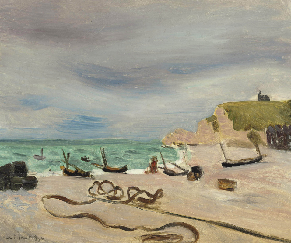 Henri Matisse. Ropes on Etretat Beach