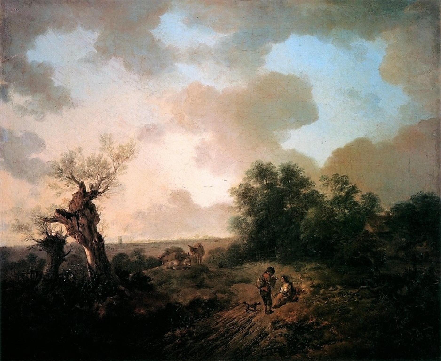 thomas gainsborough landscape in suffolk