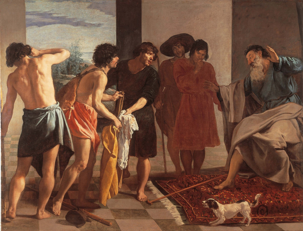 Diego Velazquez. The bringing of Jacob's garment of Joseph