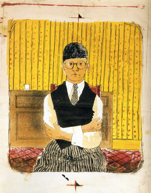 David Hockney. Self-portrait