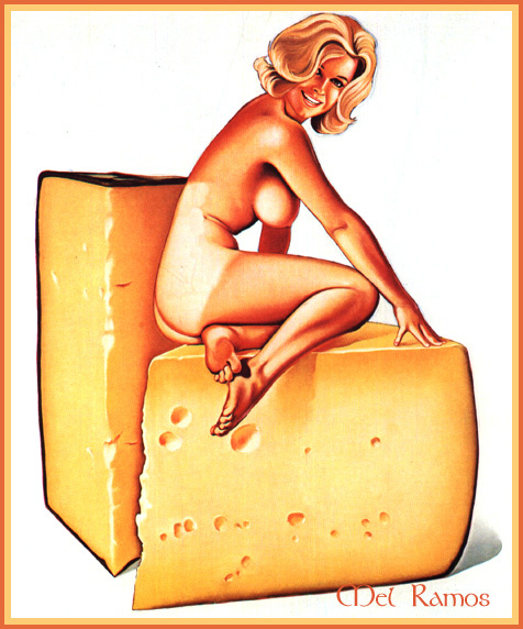 Mel Ramos. Du fromage