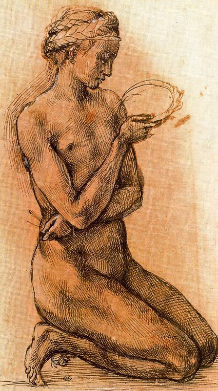 Michelangelo Buonarroti. Naked girl