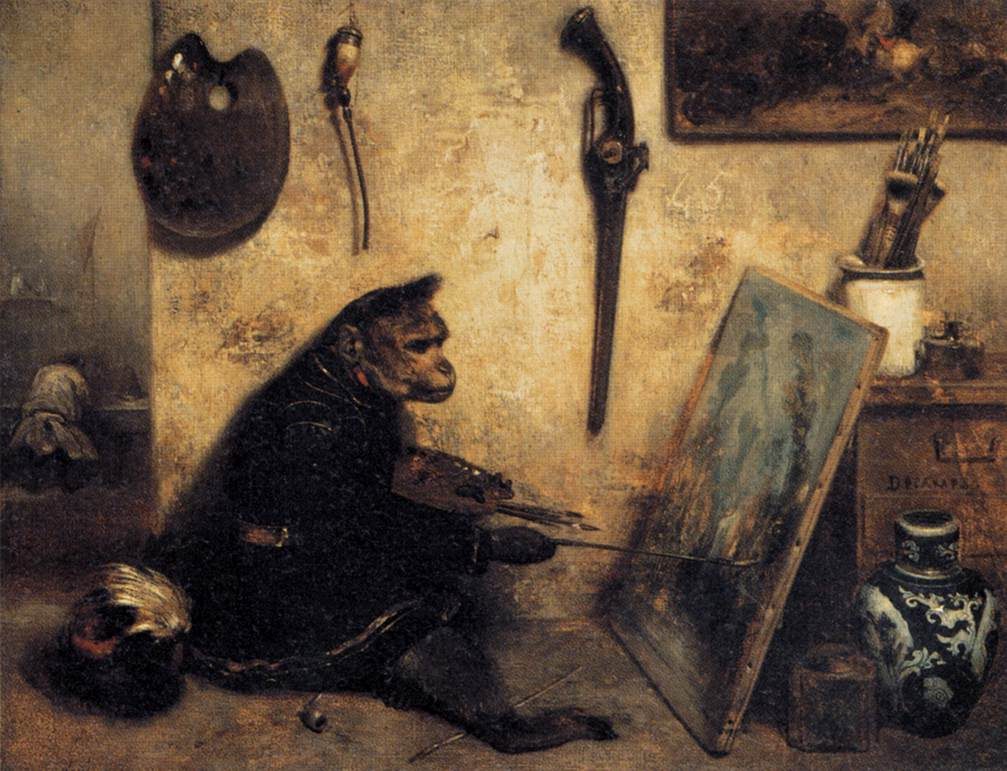 Alexander-Gabriel Dean. The monkey-artist