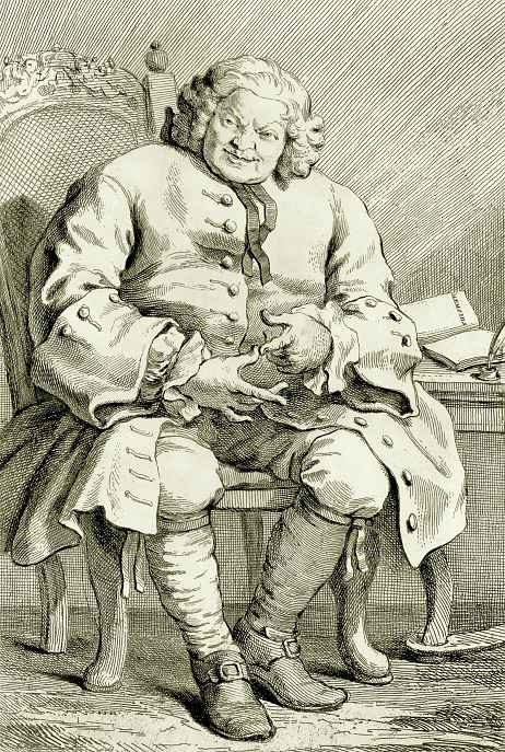 William Hogarth. Portrait of Simon, Lord Lovet