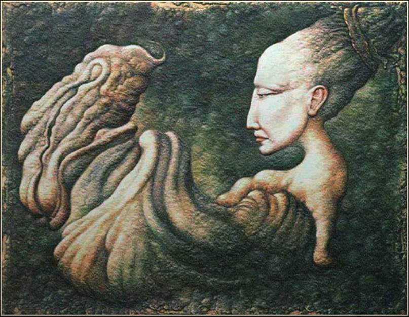 Vladimir Petrany. "Catherine" oil on canvas