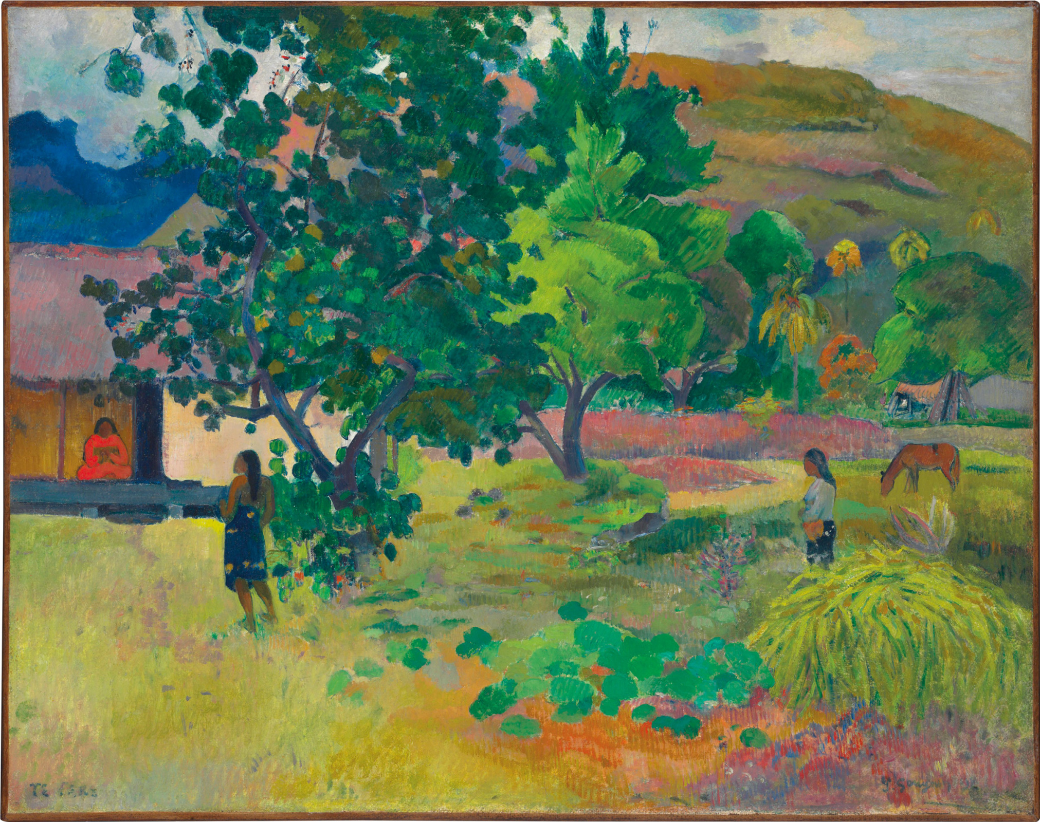 Paul Gauguin Casa (Te Fare), 1892, 92×73 cm: Descripción de la obra |  Arthive