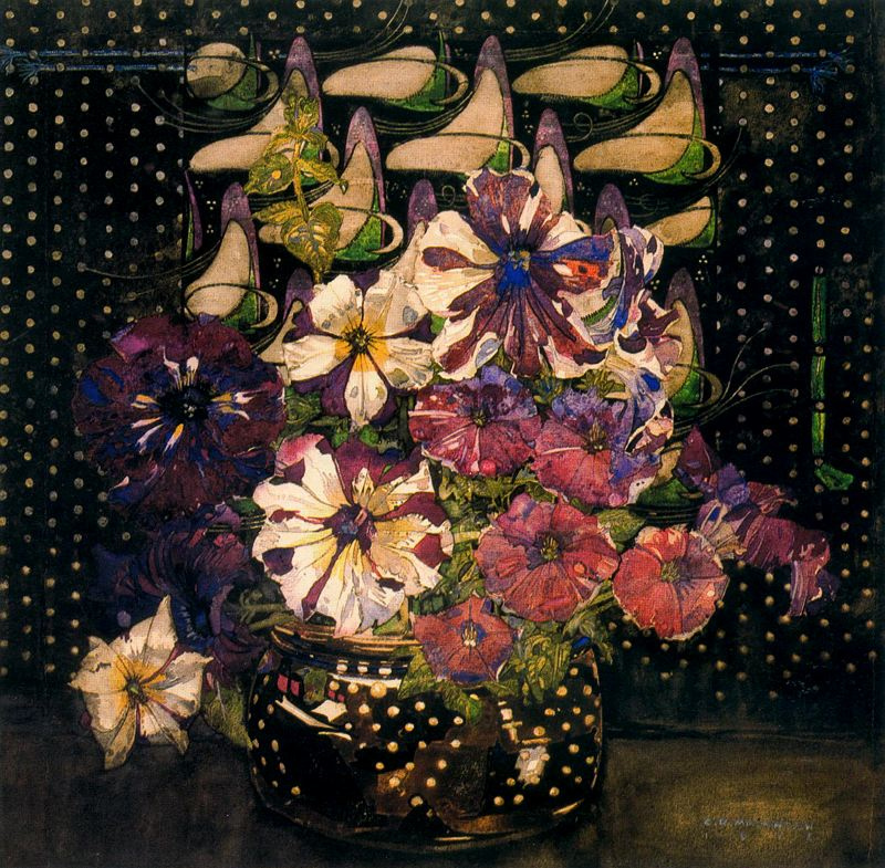 Charles Rennie Mac. Floral motif 27