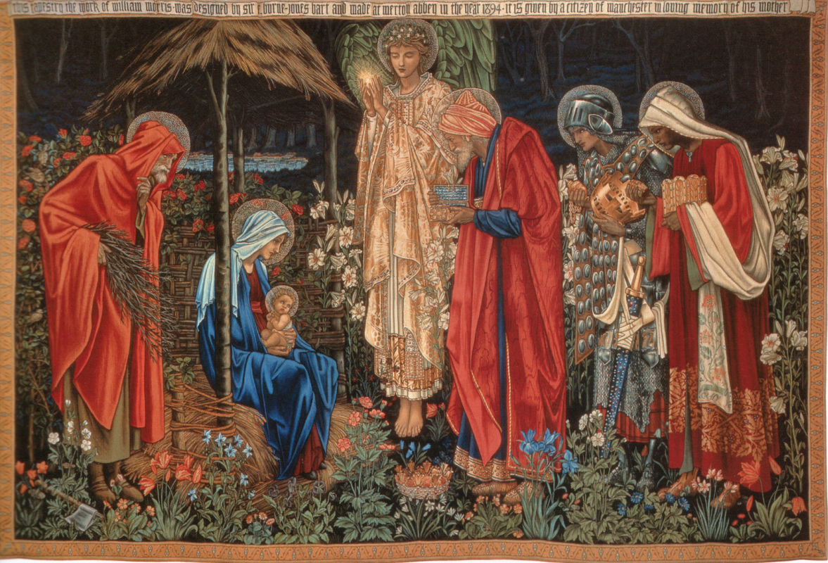 Buy a digital copy: Edward Coley Byrne-Jones - Adoration of the Magi ...