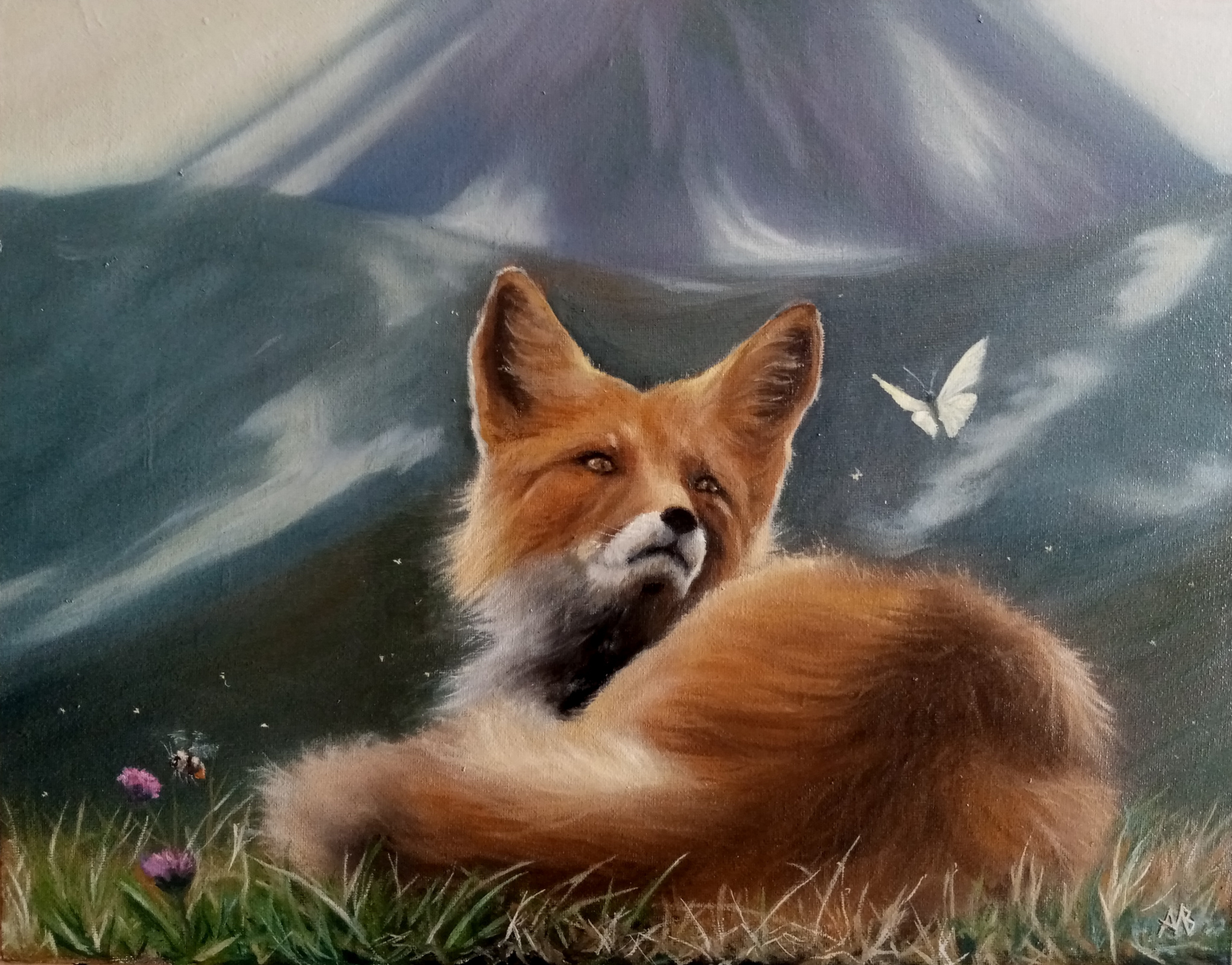 Fox, 45×35 cm by Arthur Mikhalev: History, Analysis & Facts | Arthive