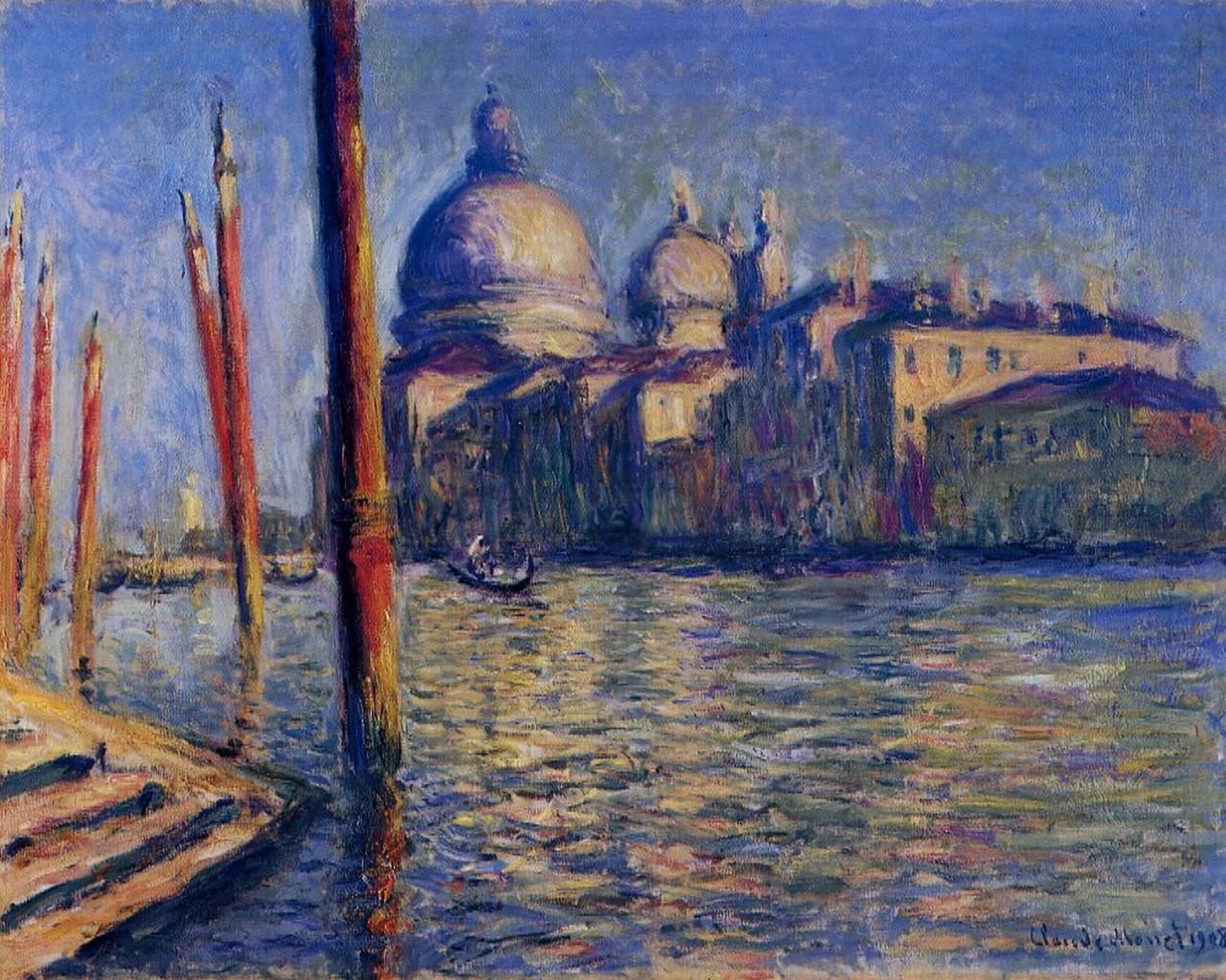 Claude Monet Gran Canal y Santa Maria della Salute, 1908, 92×73 cm:  Descripción de la obra | Arthive