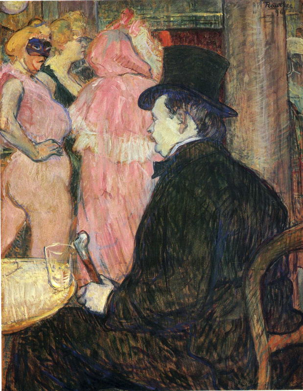 Henri de Toulouse-Lautrec. Maxime de Thomas at the Opera