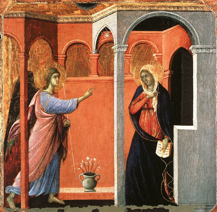 Duccio di Buoninsegna. The Annunciation