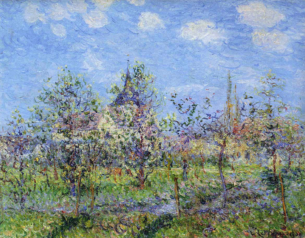 Gustave Loiseau. Trees in bloom