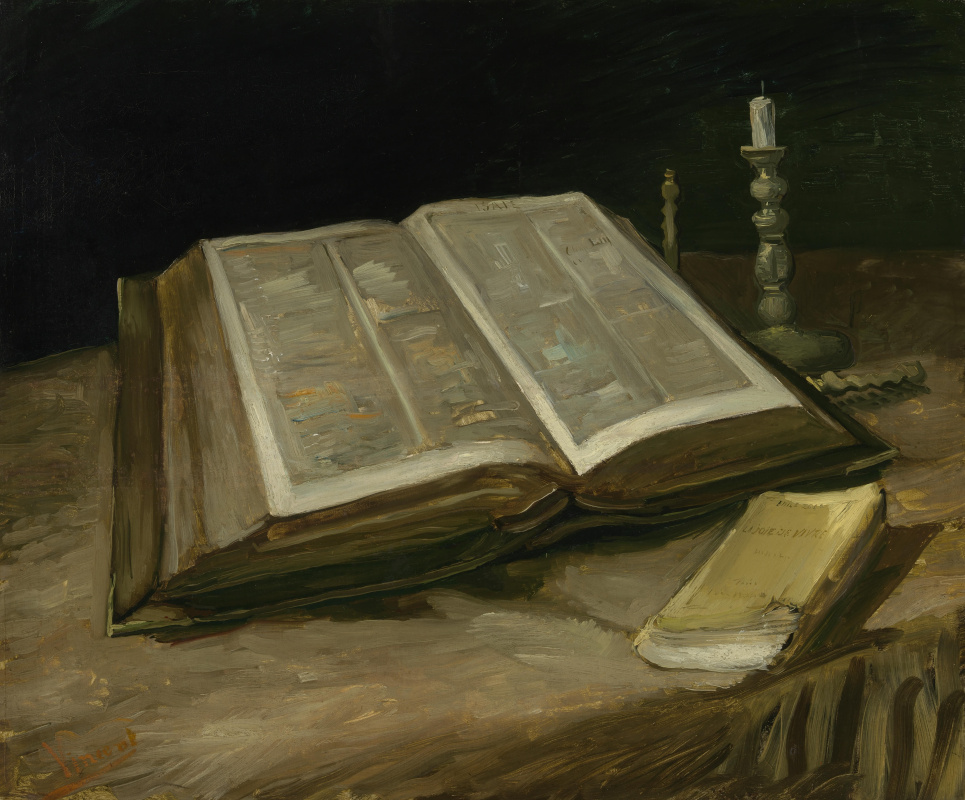 Vincent van Gogh. Still life with Bible
