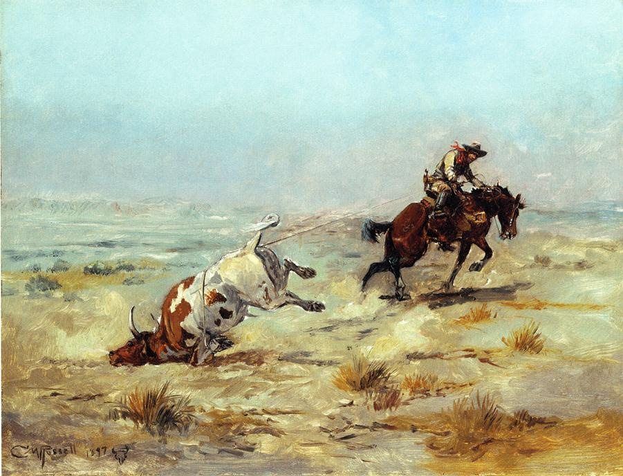 Charles Marion Russell. The taming of the