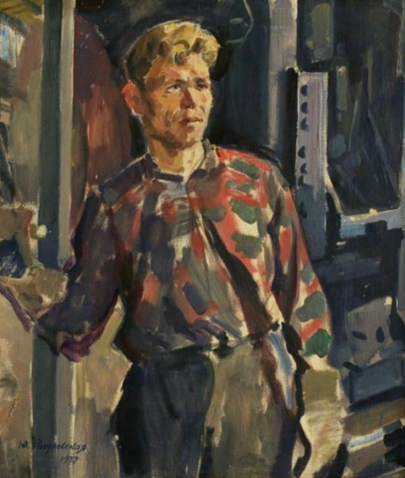 Julia Vasilyevna Razumovskaya (1896-1987). Stakhanovite Bykov