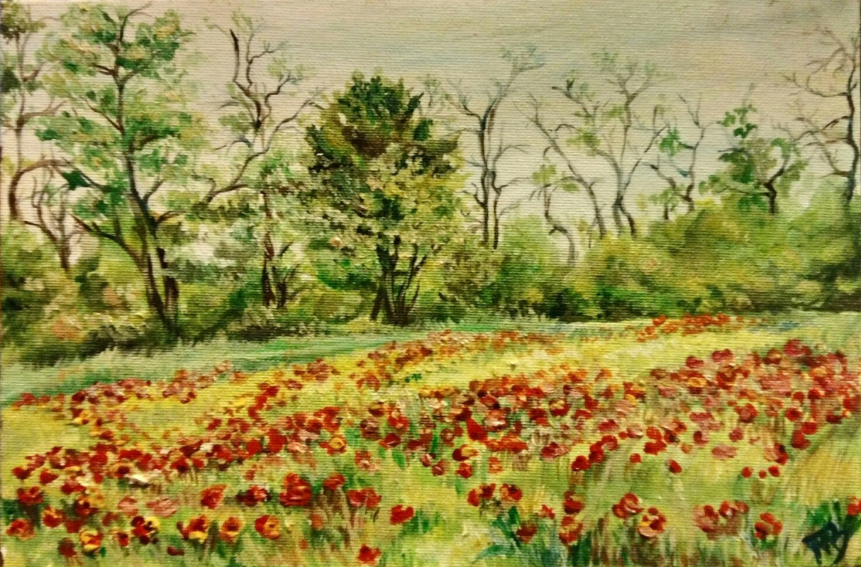 Мария Валерьевна Панкратова. Field with poppies