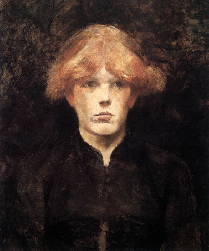 Henri de Toulouse-Lautrec. Portrait Of Carmen Gaudin
