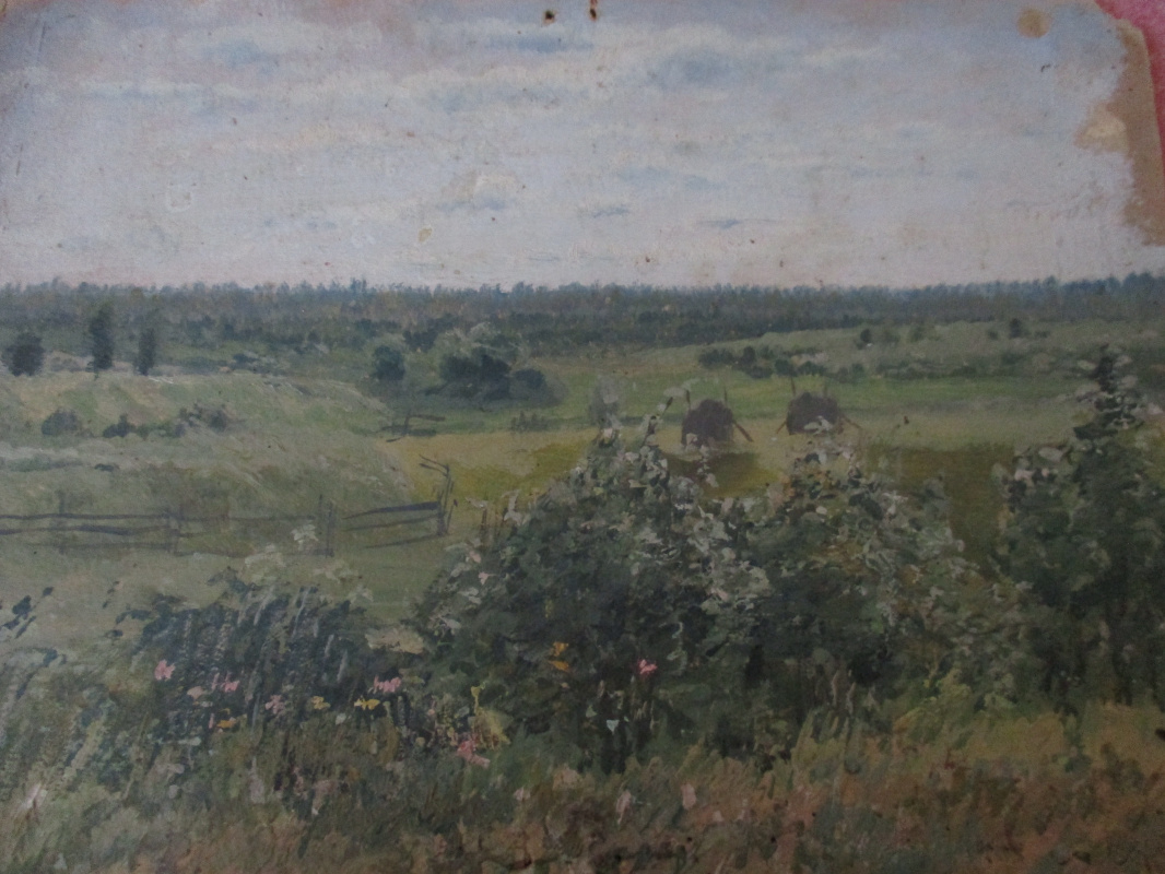 Petr Petrovich Ballod (Balodis). Rural landscape