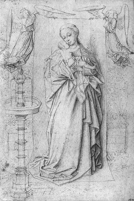 Jan van Eyck. The Madonna and child