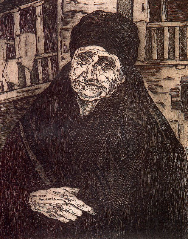 José Gutierrez Solana. Portrait of a woman