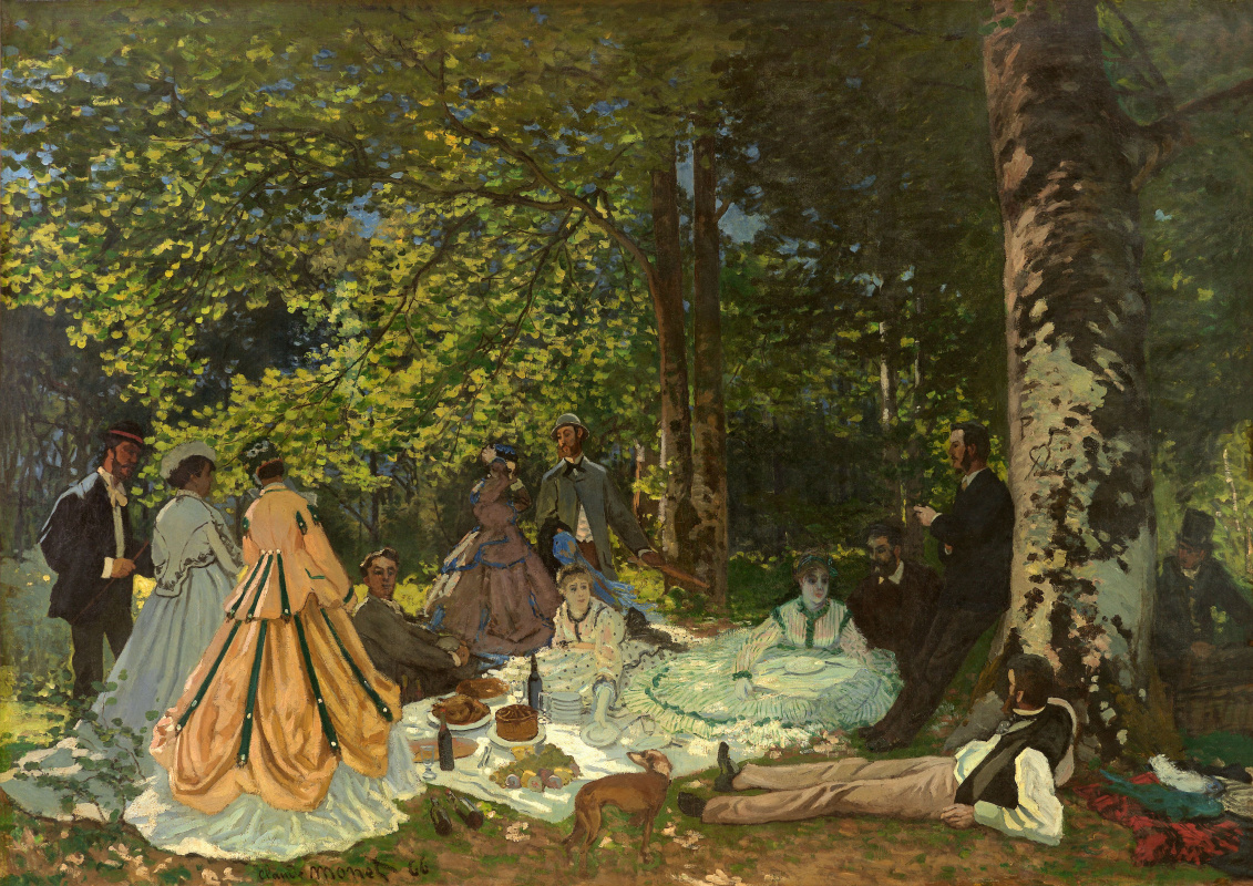 Claude Monet. Luncheon on the Grass