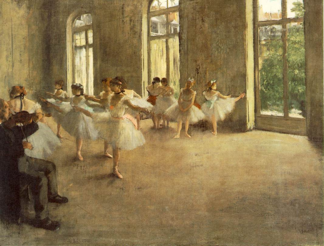 Ballet rehearsal