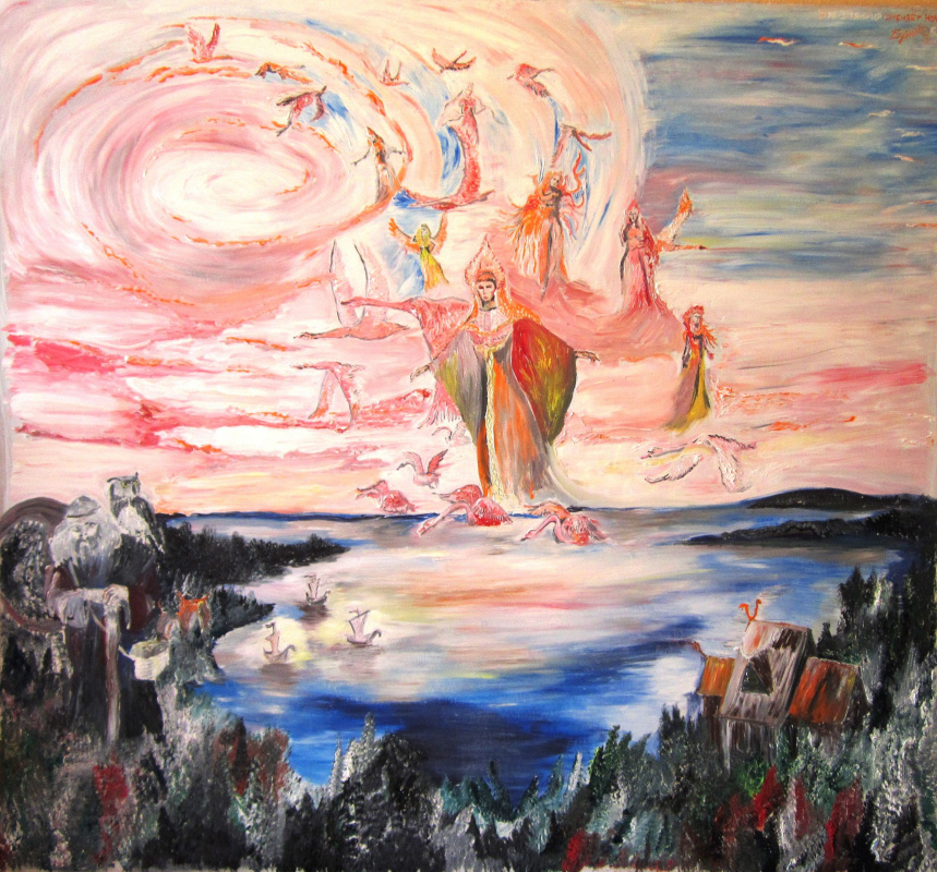 Дмитрий Юрьевич Буянов. The painting "the dawn-Zagranica follows Night"