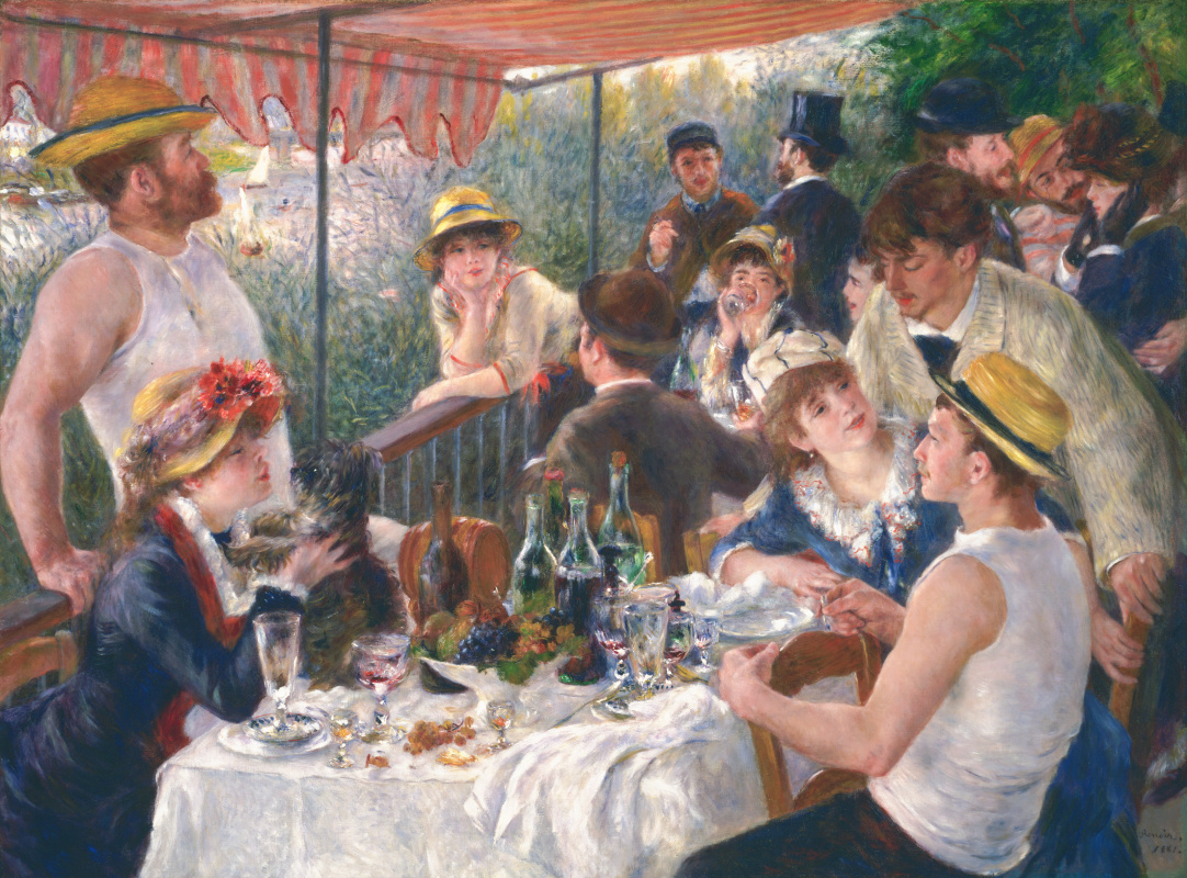 Pierre-Auguste Renoir. Luncheon of the boating party