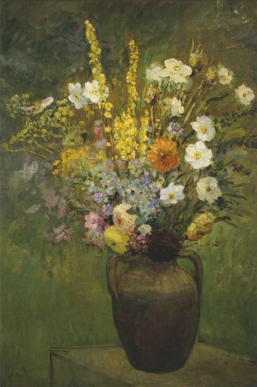 Henri Lebasque. Vase with flowers