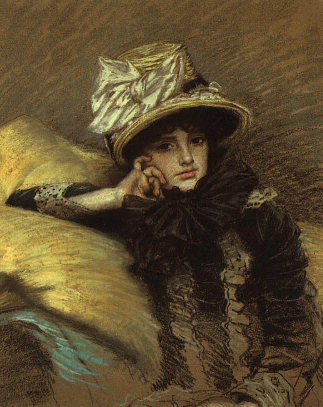 Portrait of a girl by James Tissot History Analysis Facts