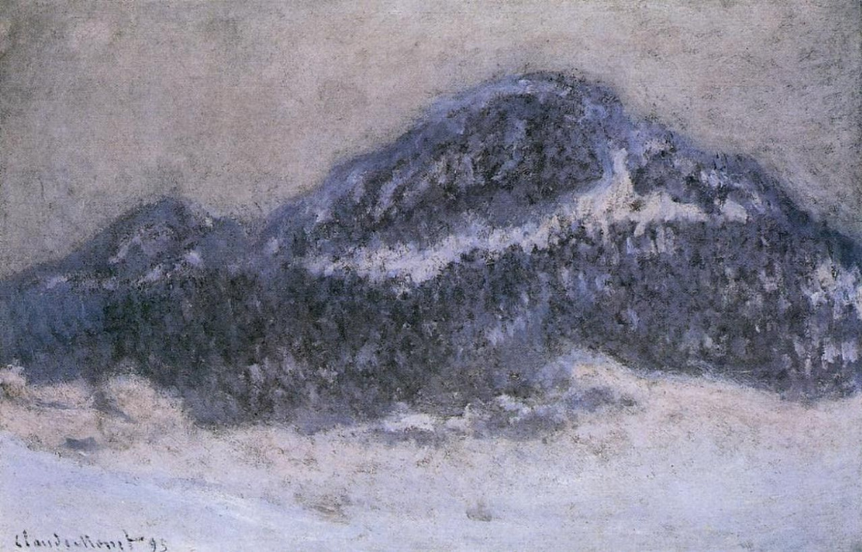 Claude Monet. Mount Kolsaas in foggy weather