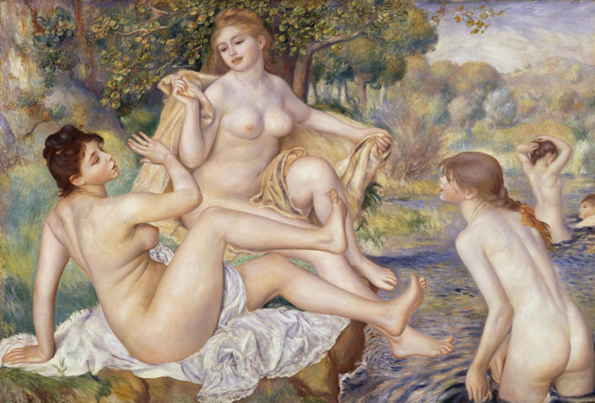 Pierre Auguste Renoir. Grands baigneurs
