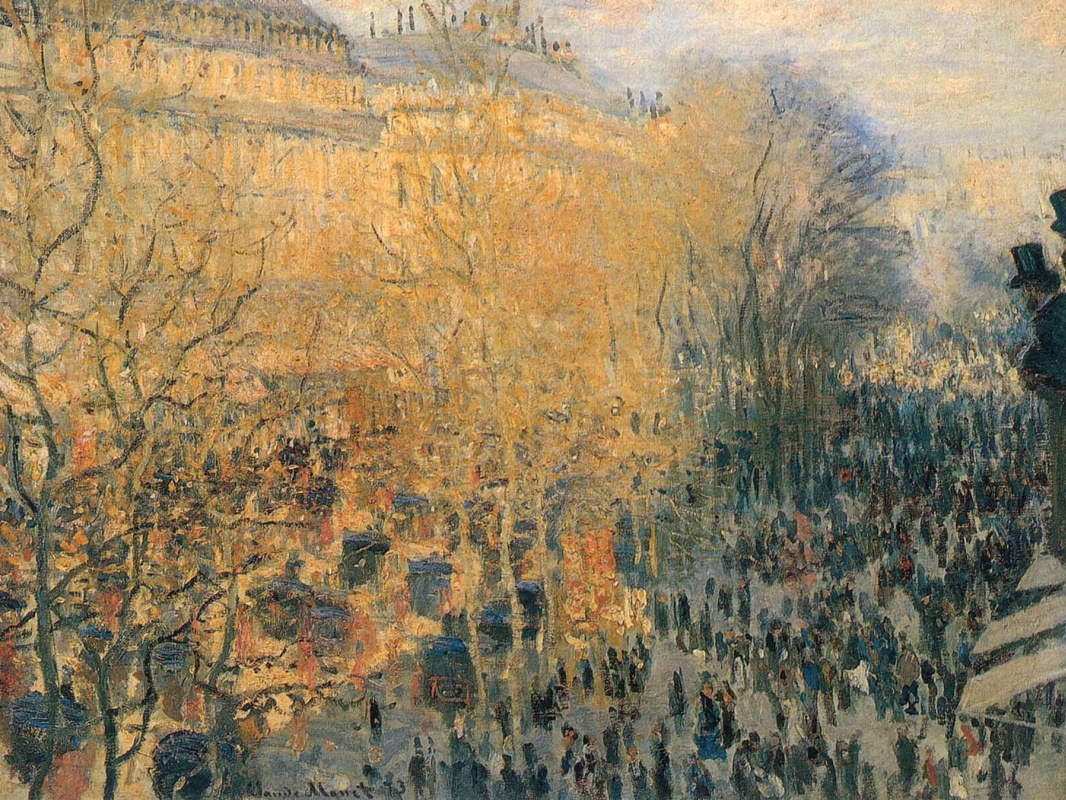 Claude Monet. Boulevard des Capucines in Paris