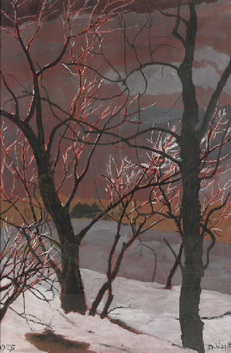 Leon Spilliaert. Trees, 1927