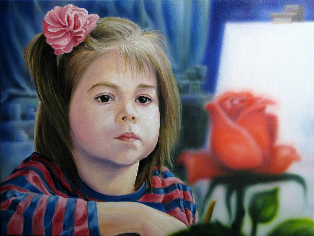 Young art forum. Картина юная художница. Айсу юная художница. A smiling young Art.