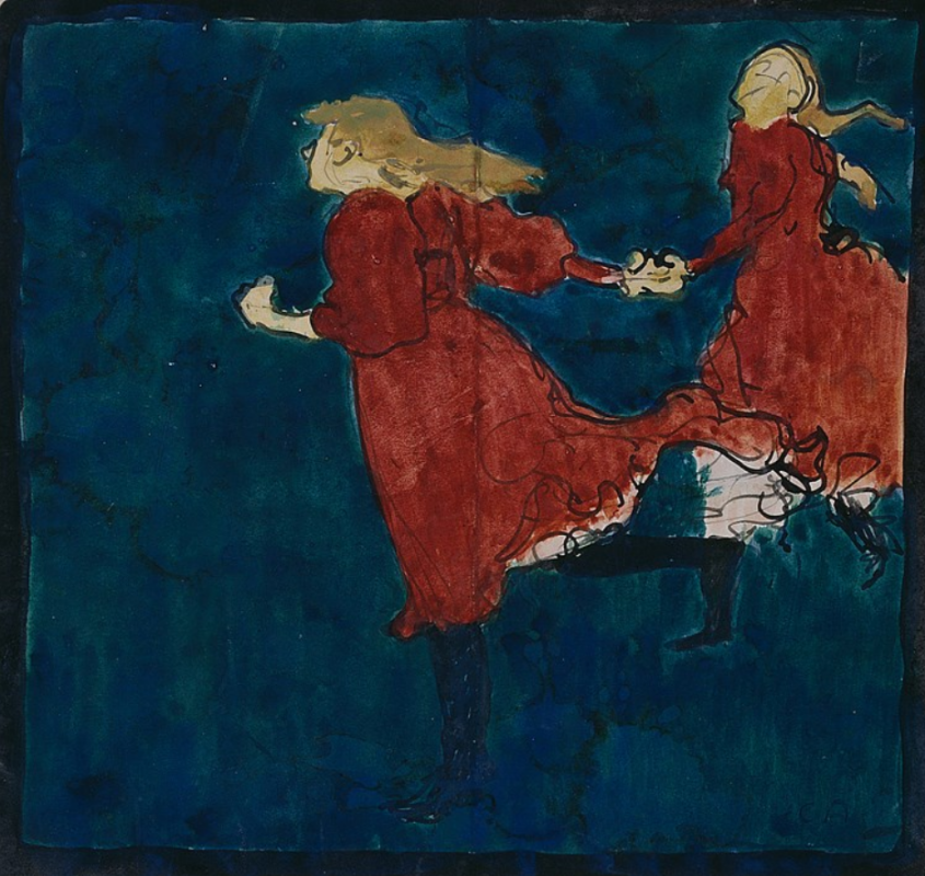 Cuno Amiet. Youth. Etude