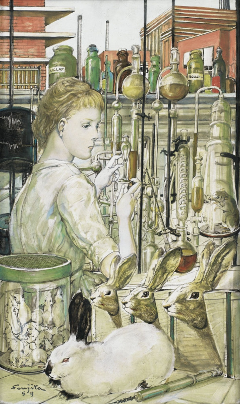 Tsuguharu Foujita (Léonard Fujita). The technician