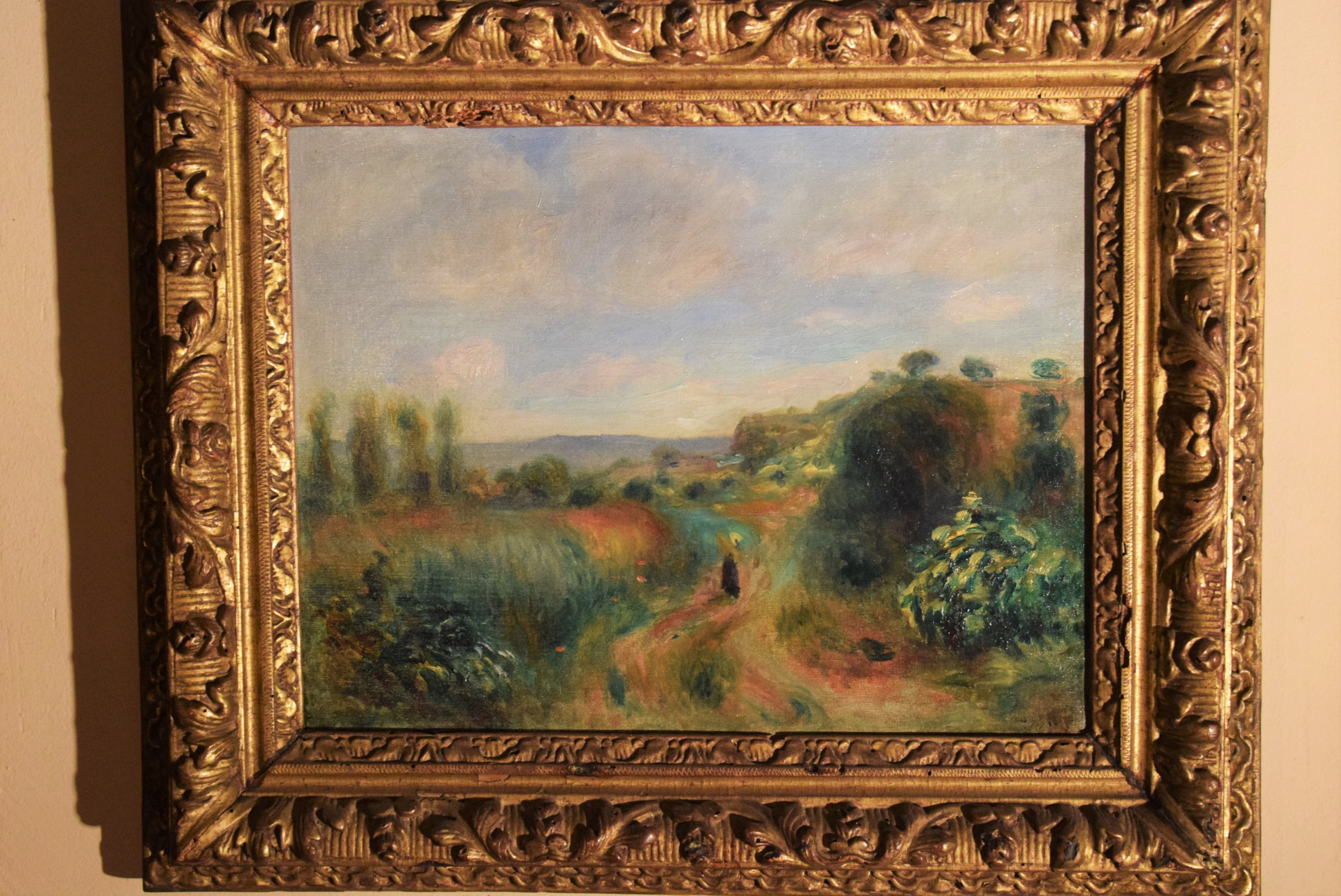 Paysage a Cagnes, 1898, 30×38 cm by Pierre-Auguste Renoir: History