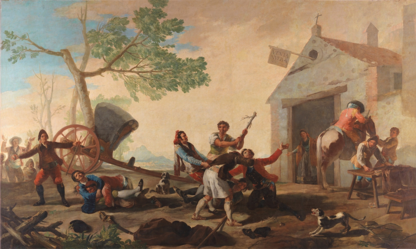 Francisco Goya. The Quarrel at the Venta Nueva