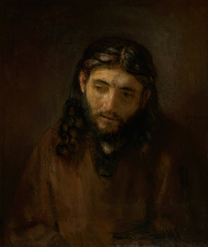 Рембрандт Харменс ван Рейн. Голова Христа