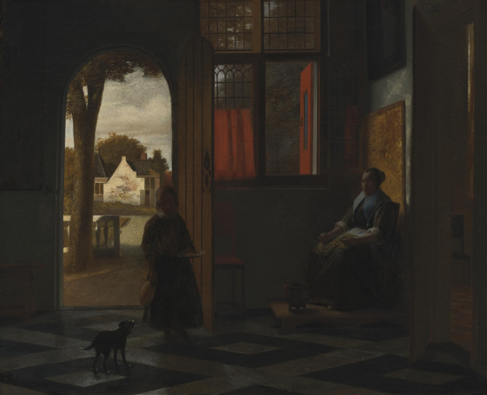 Питер де Хох женщина у окна