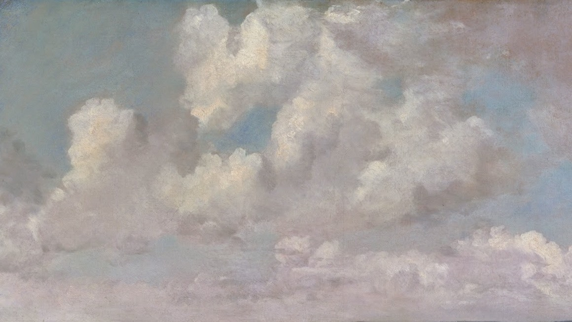 John Constable. Hampstead Heath. Snippet: the clouds in the sky