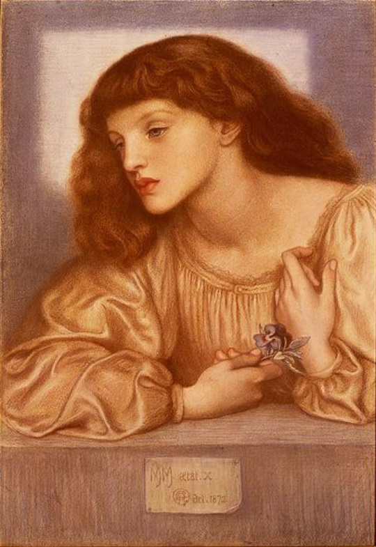 Dante Gabriel Rossetti. Portrait Of May Morris