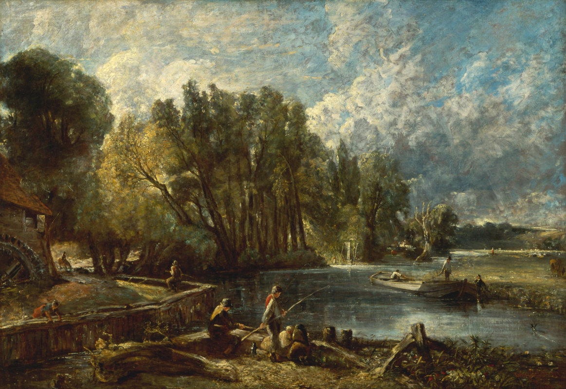 John Constable. Stratford Mill