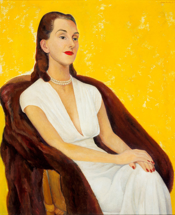Diego Maria Rivera. Portrait of Mrs. Carr