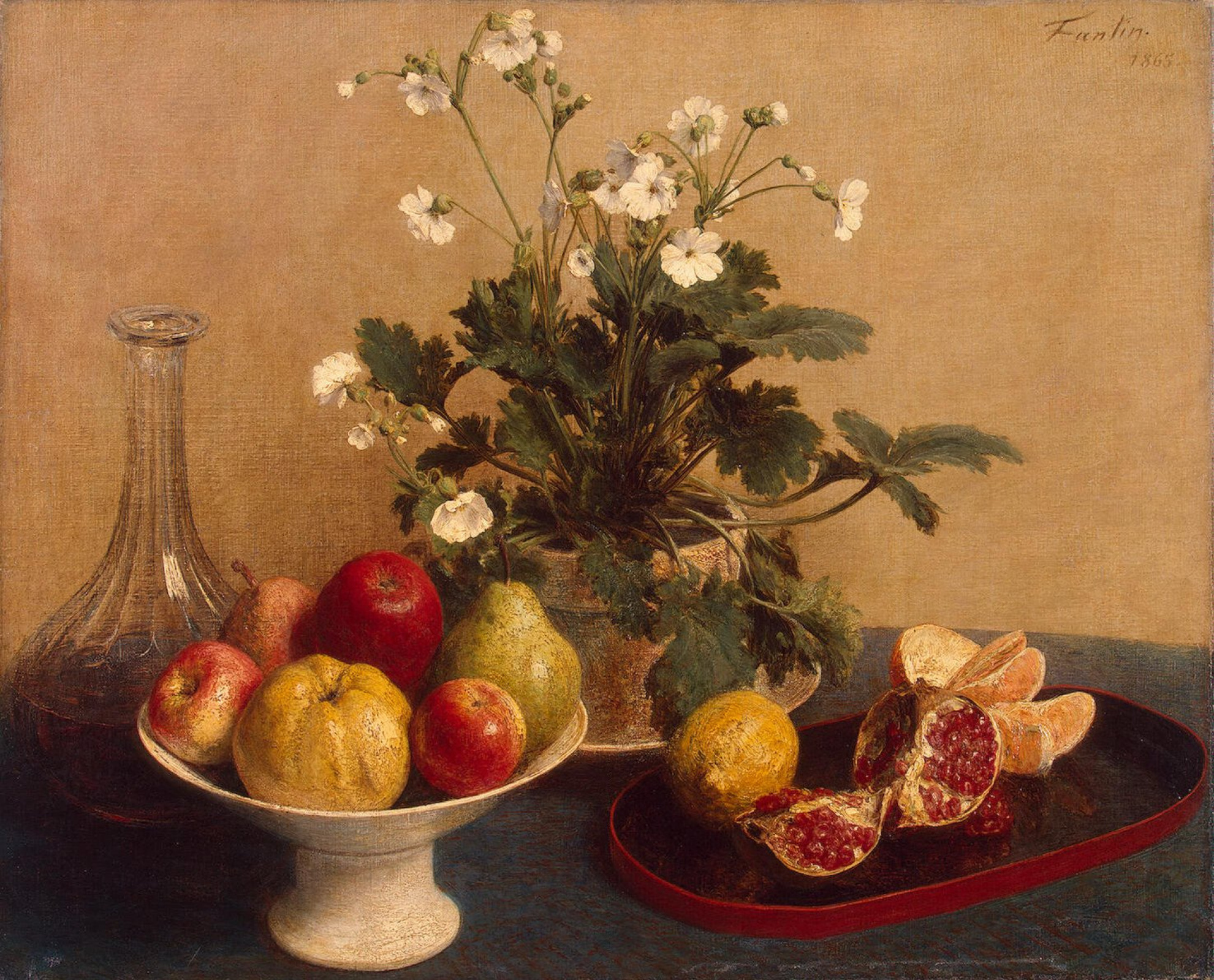 flowers and fruit henri fantin latour