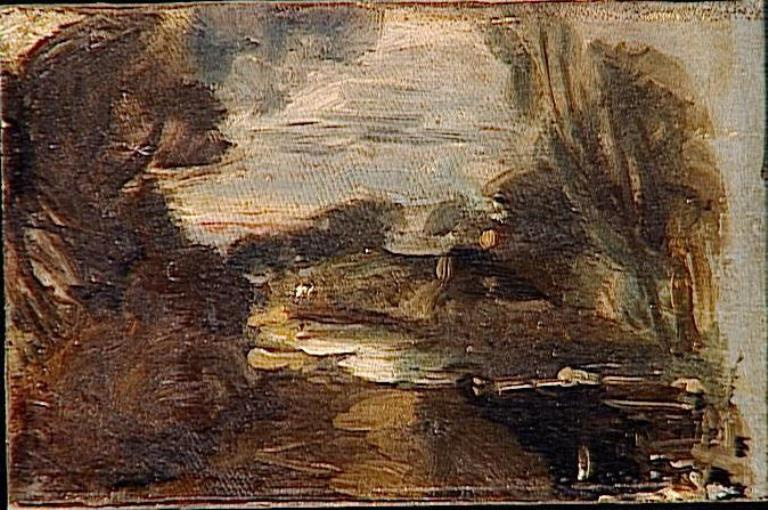 John Constable. Views of the river Stour. Etude