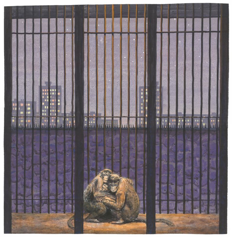 Gennady Mikhailovich Zykov. Monkeys